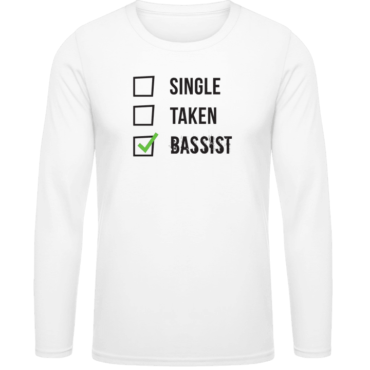 Single Taken Bassist T-shirt à manches longues contain pic
