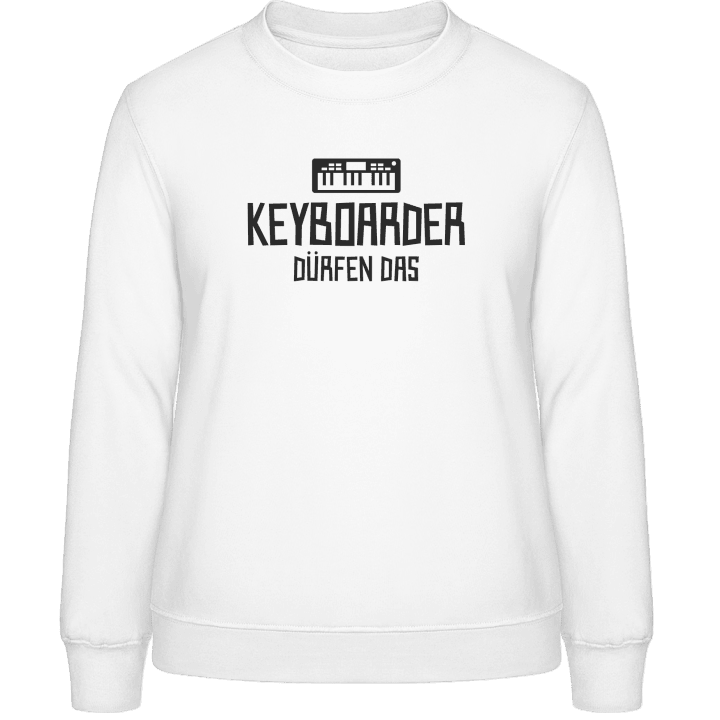 Keyboarder dürfen das Frauen Sweatshirt contain pic