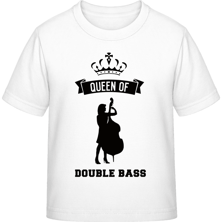 Queen of Double Bass T-shirt för barn contain pic