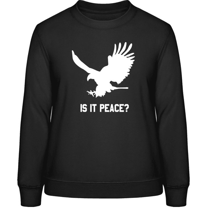 Eagle Of Peace Frauen Sweatshirt contain pic