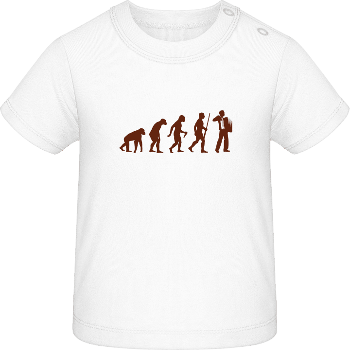 Accordionist Evolution Baby T-Shirt contain pic
