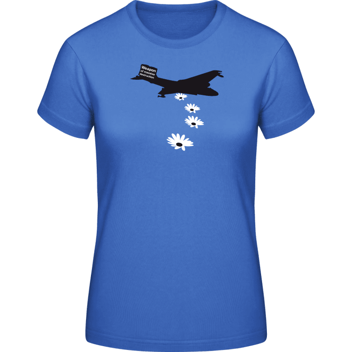 Flower Power Bomber T-shirt til kvinder 0 image