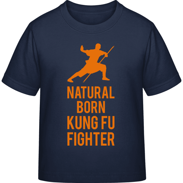 Natural Born Kung Fu Fighter Kinder T-Shirt contain pic