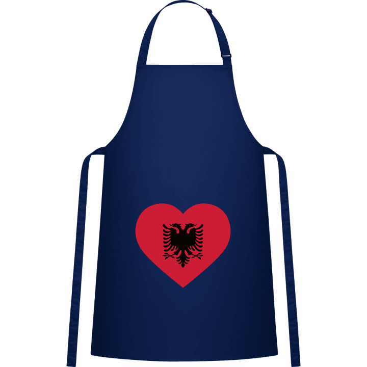 Albanian Heart Flag Kitchen Apron contain pic
