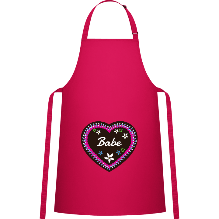 Babe Gingerbread Heart Kitchen Apron contain pic