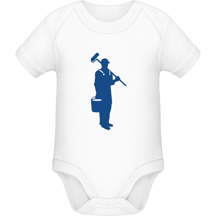 Painter Silhouette Baby romper kostym contain pic