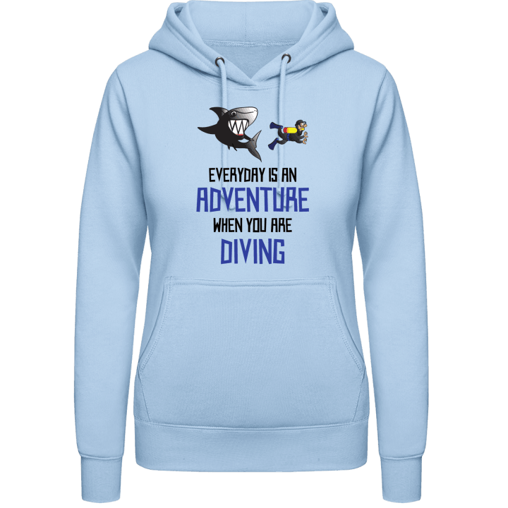Diver Adventures Vrouwen Hoodie contain pic