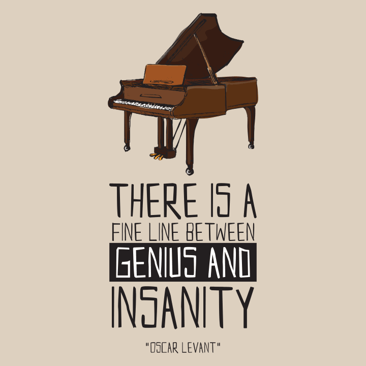Line Between Genius And Insanity Camiseta 0 image