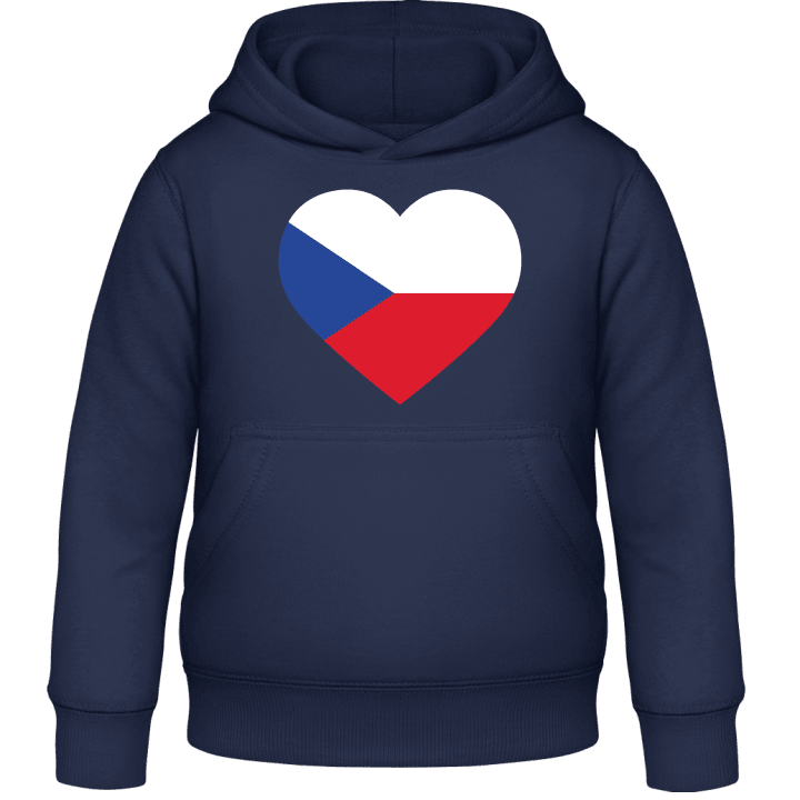 Czech Heart Felpa con cappuccio per bambini contain pic