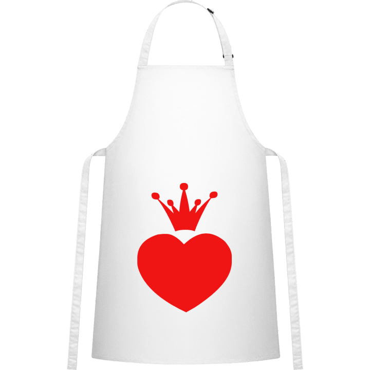 Heart With Crown Kitchen Apron contain pic