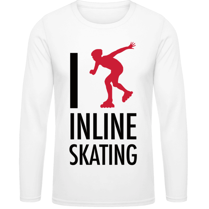 I Love Inline Skating Langermet skjorte contain pic