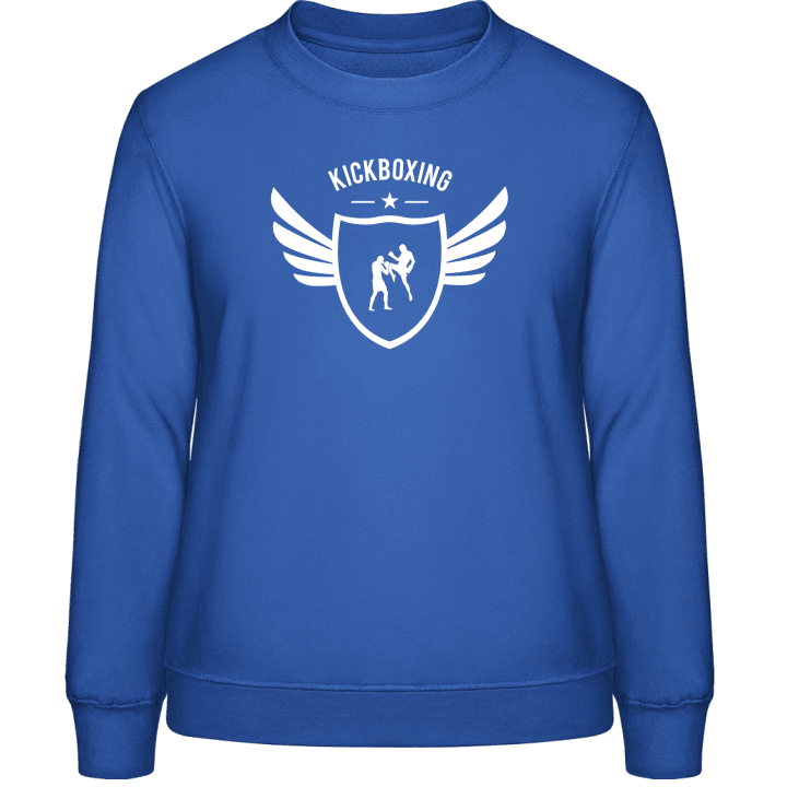 Kickboxing Winged Sweatshirt för kvinnor contain pic