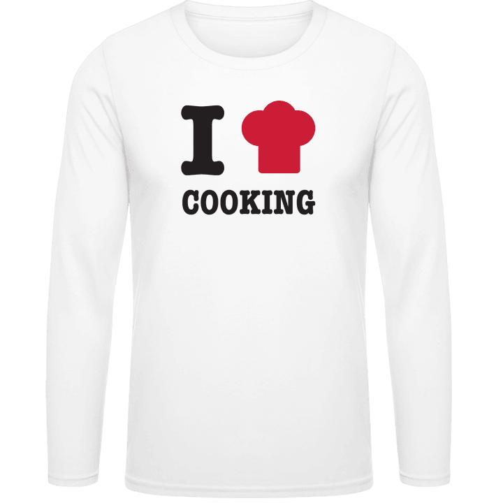 I Love Cooking T-shirt à manches longues contain pic
