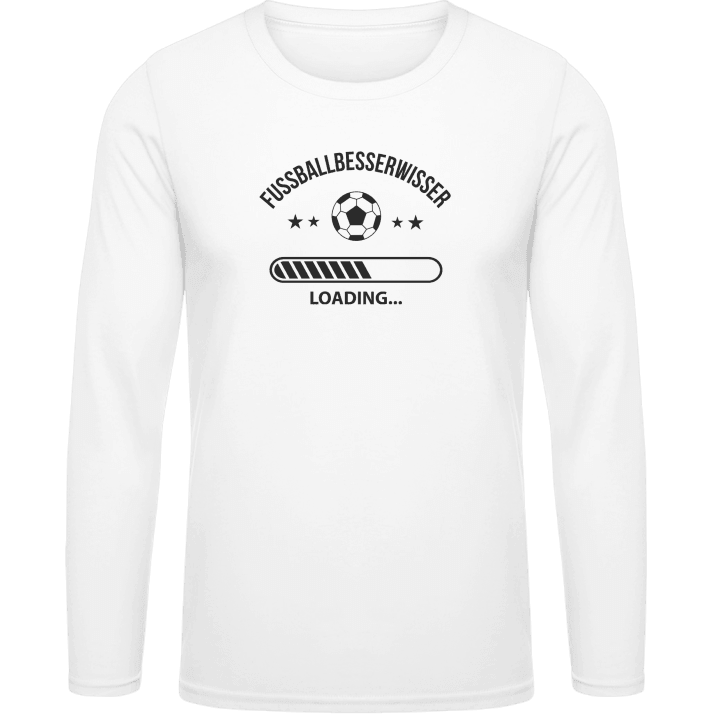 Fussballbesserwisser Loading Shirt met lange mouwen contain pic