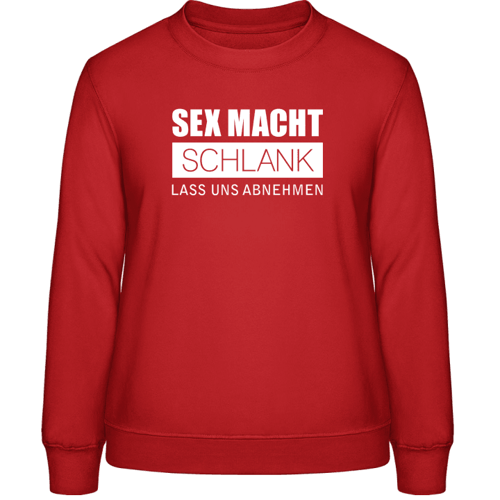 Sex macht schlank Frauen Sweatshirt 0 image
