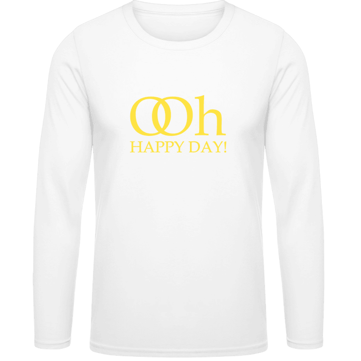 Oh Happy Day T-shirt à manches longues contain pic