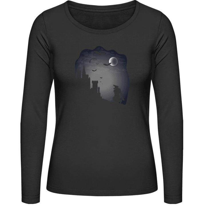 Werewolf Scene T-shirt à manches longues pour femmes 0 image