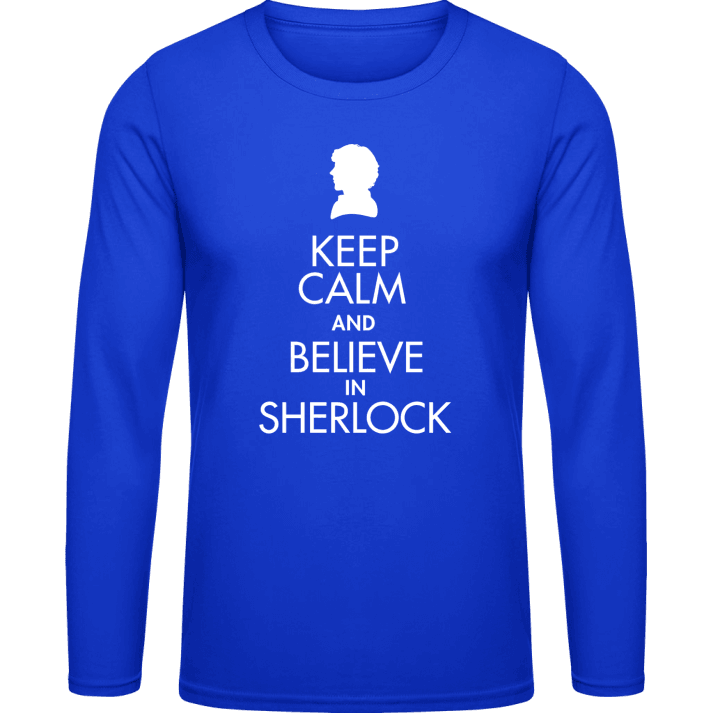 Keep Calm And Believe In Sherlock T-shirt à manches longues 0 image