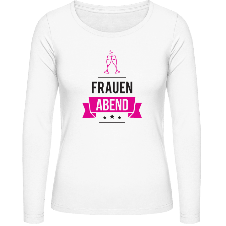 Frauenabend Sekt T-shirt à manches longues pour femmes contain pic