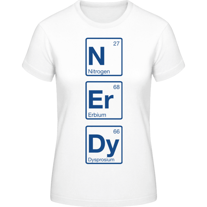 Nerdy Logo T-shirt pour femme contain pic