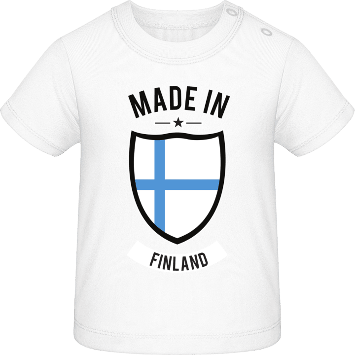 Made in Finland Camiseta de bebé contain pic