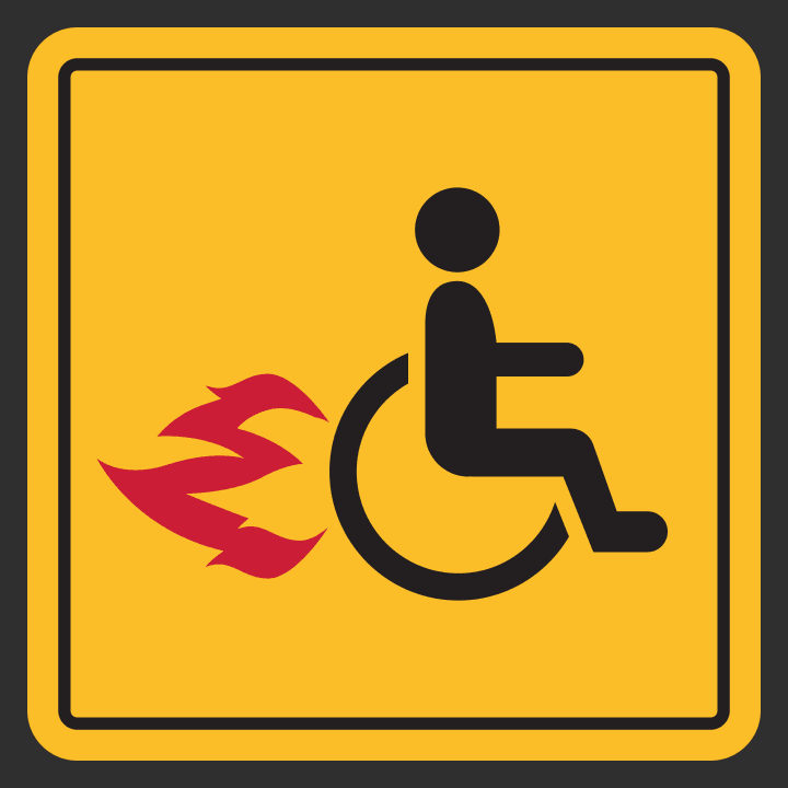 Wheelchair On Fire Maglietta 0 image