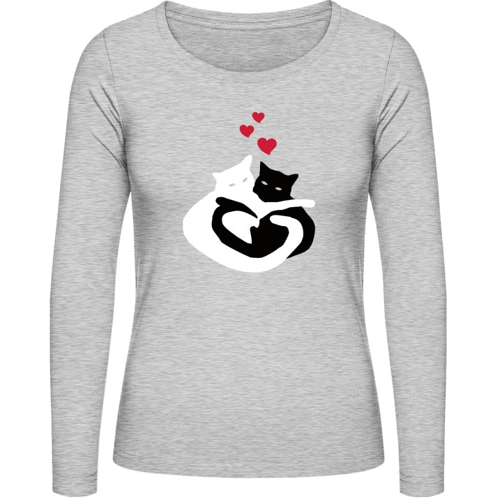 Cats in Love T-shirt à manches longues pour femmes 0 image
