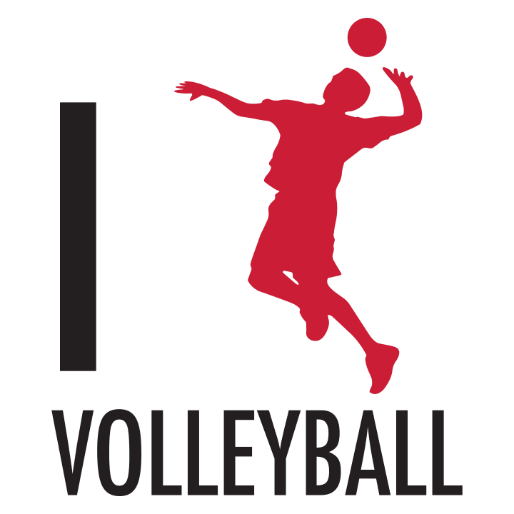 I Love Volleyball Baby T-Shirt 0 image