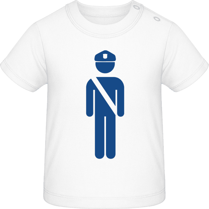 Policeman Icon Camiseta de bebé contain pic