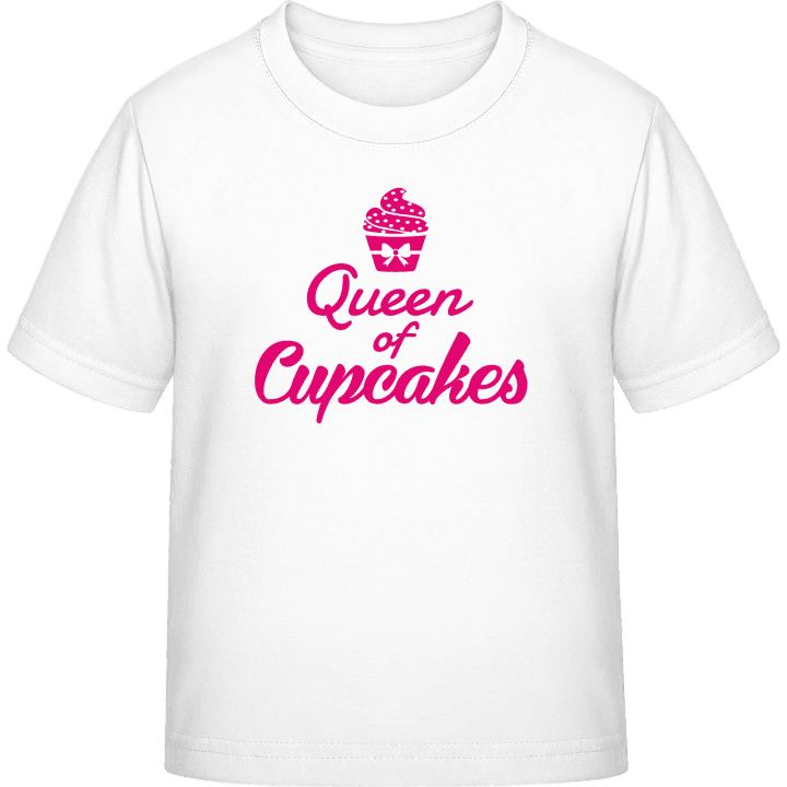 Queen Of Cupcakes T-skjorte for barn contain pic