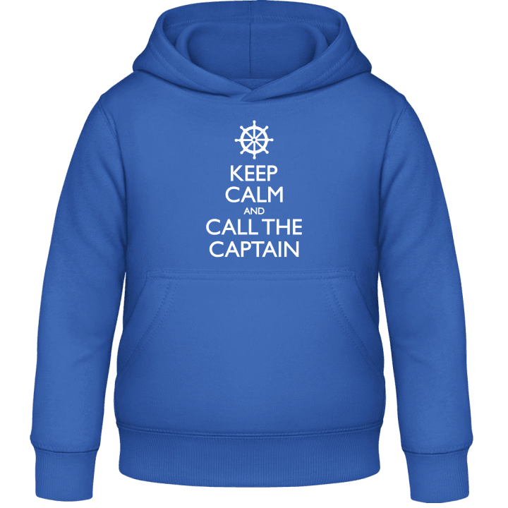 Keep Calm And Call The Captain Kids Hoodie contain pic