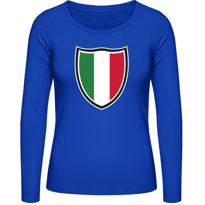 Italy Shield Flag Vrouwen Lange Mouw Shirt contain pic
