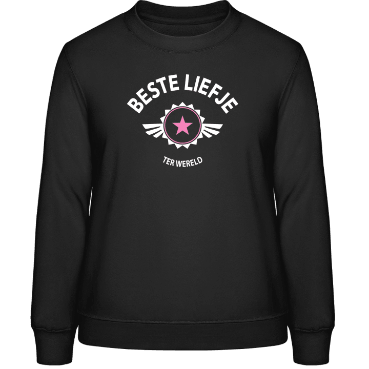 Beste liefje ter wereld Frauen Sweatshirt 0 image