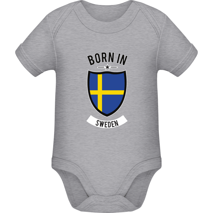 Born in Sweden Baby Strampler contain pic