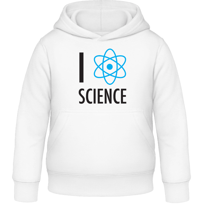 I heart Science Kids Hoodie contain pic