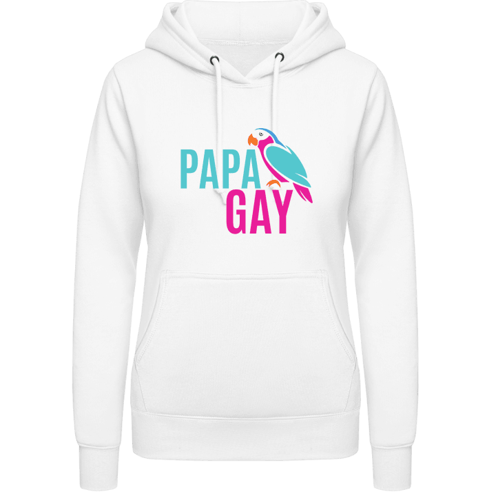 Papa Gay Sudadera con capucha para mujer contain pic