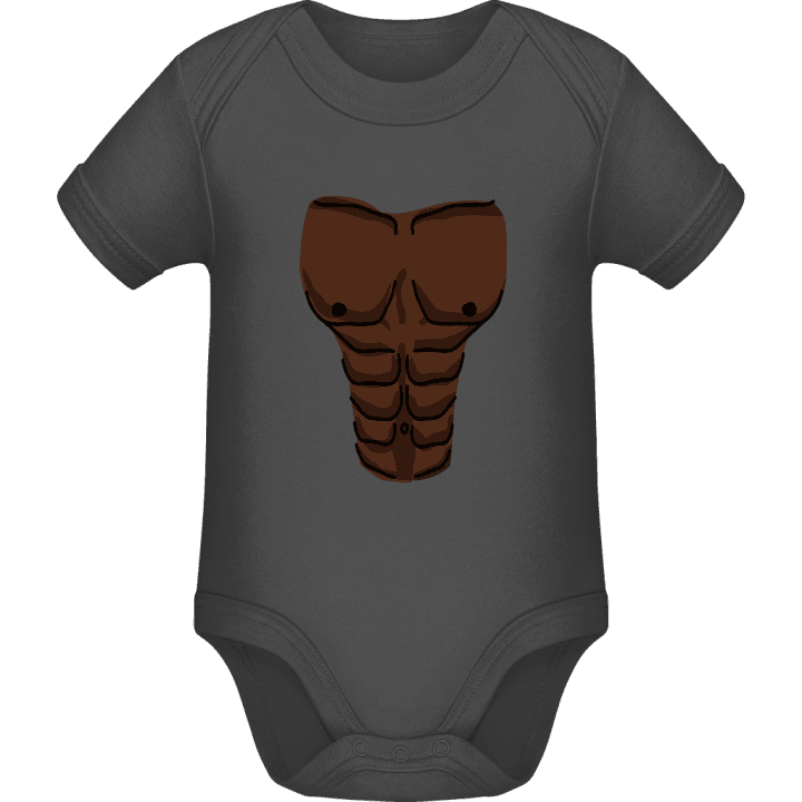 Black Sixpack Body Baby romper kostym contain pic