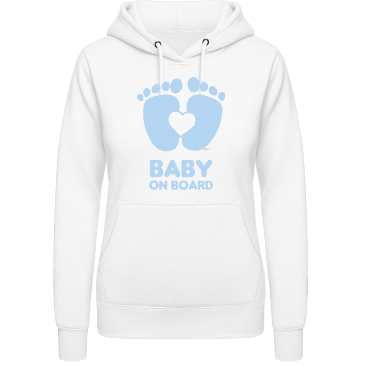 Baby Boy On Board Logo Felpa con cappuccio da donna 0 image