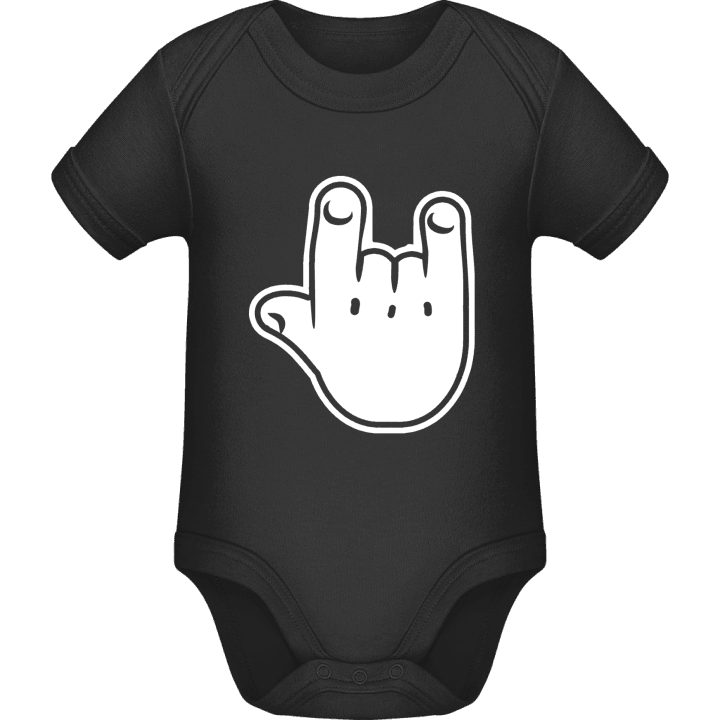 Rock On Small Children Hand Baby romper kostym contain pic