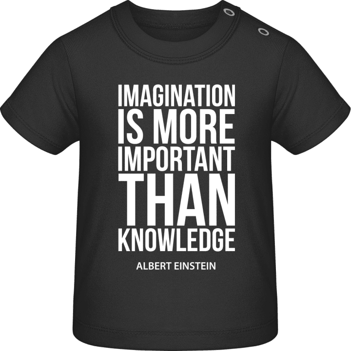 Imagination Is More Important Than Knowledge Camiseta de bebé 0 image