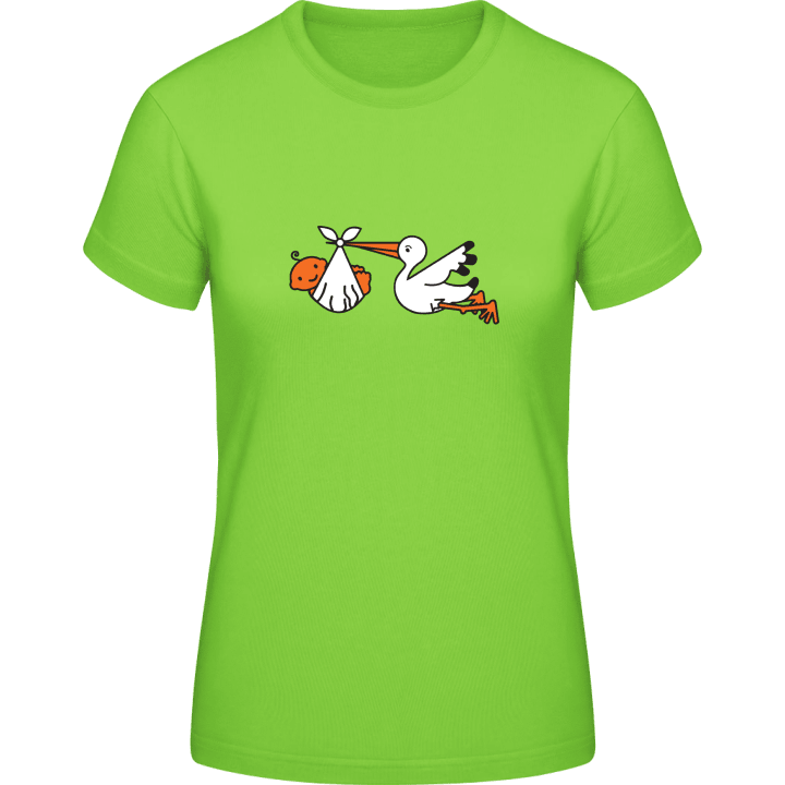 Stork vauvan kanssa Naisten t-paita 0 image