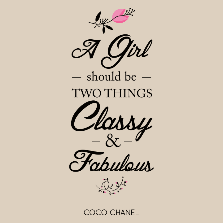 A Girl Should be Classy and Fabulous Frauen T-Shirt 0 image