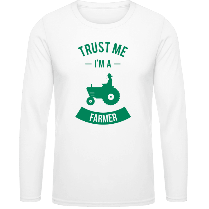 Trust Me I'm A Farmer T-shirt à manches longues contain pic