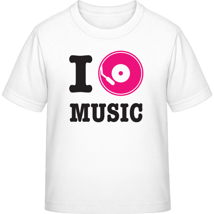 I Love Music Kinderen T-shirt contain pic