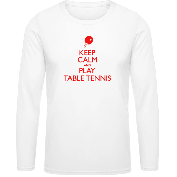Play Table Tennis T-shirt à manches longues contain pic