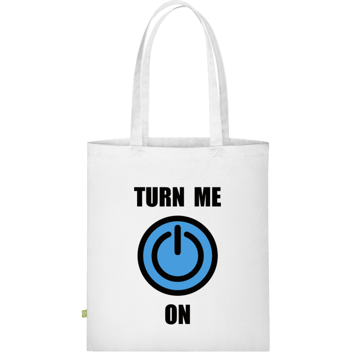 Turn Me On Button Väska av tyg contain pic