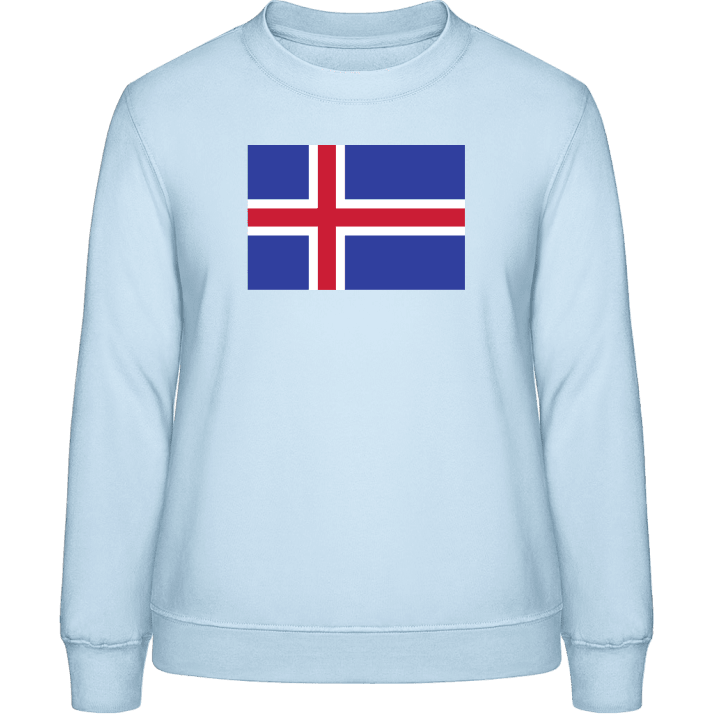 Iceland Flag Sweatshirt för kvinnor contain pic