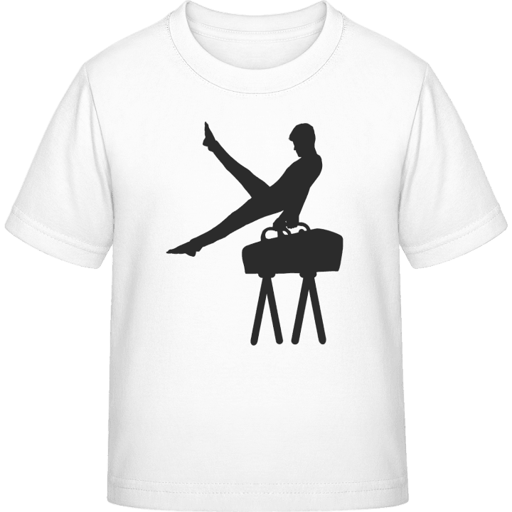 Gym Pommel Horse Silhouette T-shirt för barn contain pic