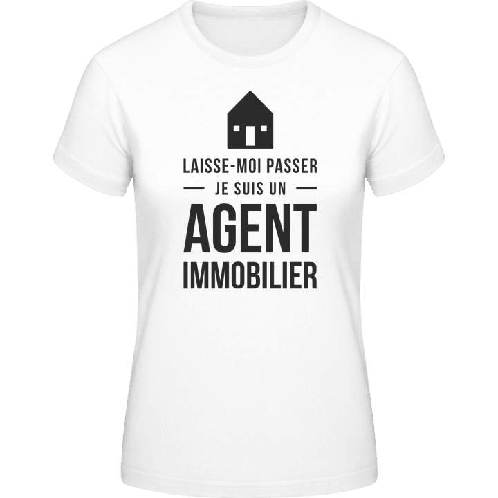 Laisse-moi passer je suis un agent immobilier T-shirt pour femme 0 image
