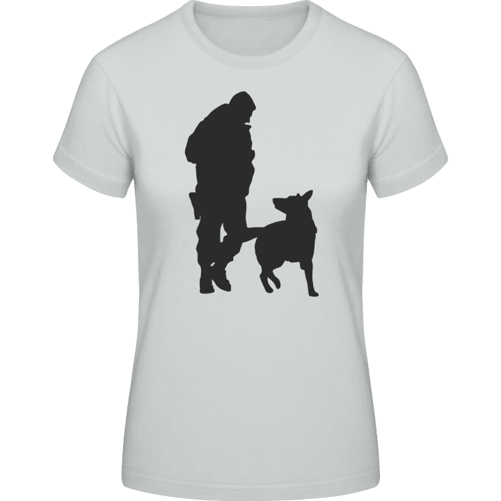 Police Dog T-shirt för kvinnor contain pic